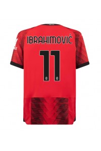 AC Milan Zlatan Ibrahimovic #11 Voetbaltruitje Thuis tenue 2023-24 Korte Mouw